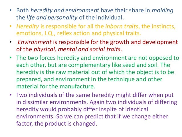 heredity vs environment essay role of heredity and environment in human development pdf